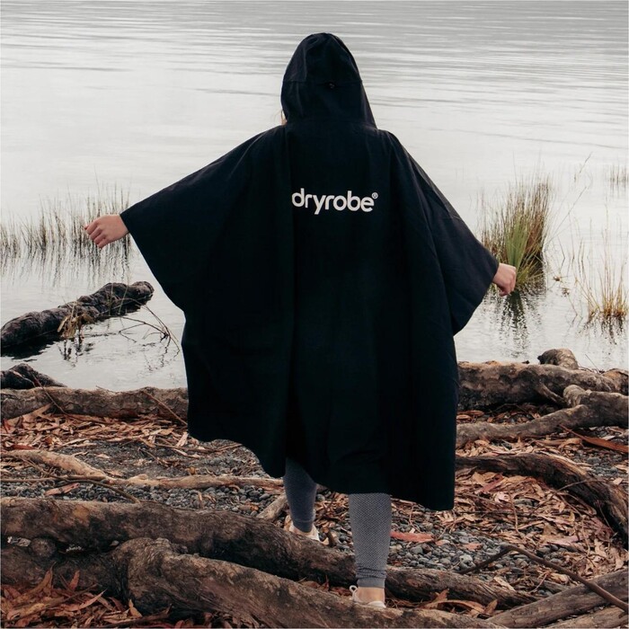 Dryrobe Robe Poncho 2024 Wasserdichte nderung / A OS PON - Black